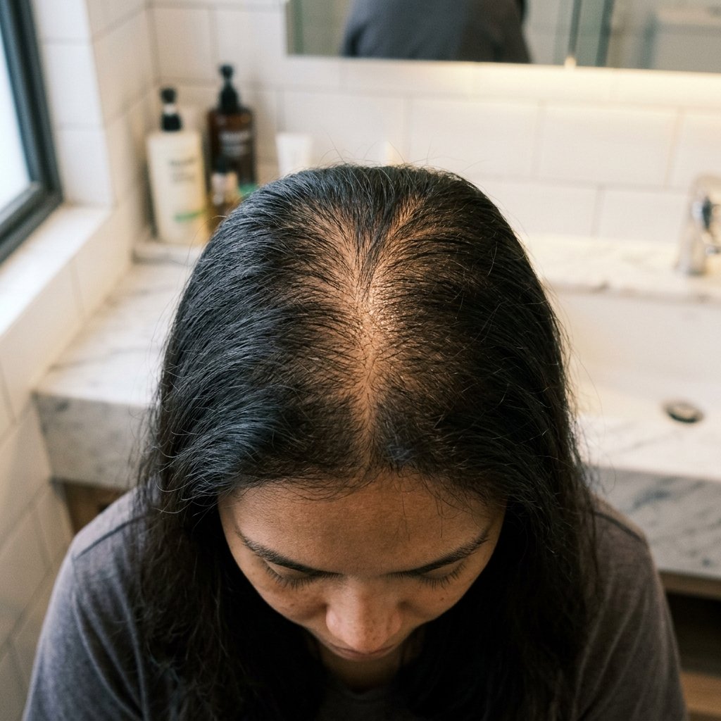 Rambut bercabang dan mudah patah